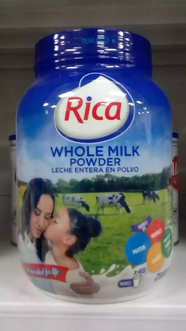 LECHE EN POLVO RICA TARRO 1500GR.