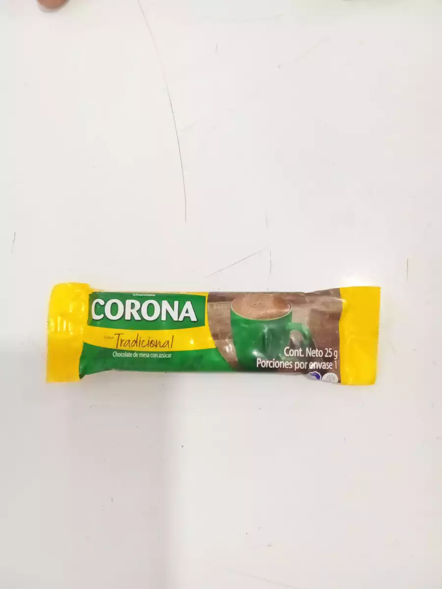 DESPENSAS - CHOCOLATE CORONA TRADICIONAL X 25 GR -  CAJA X 40 UND