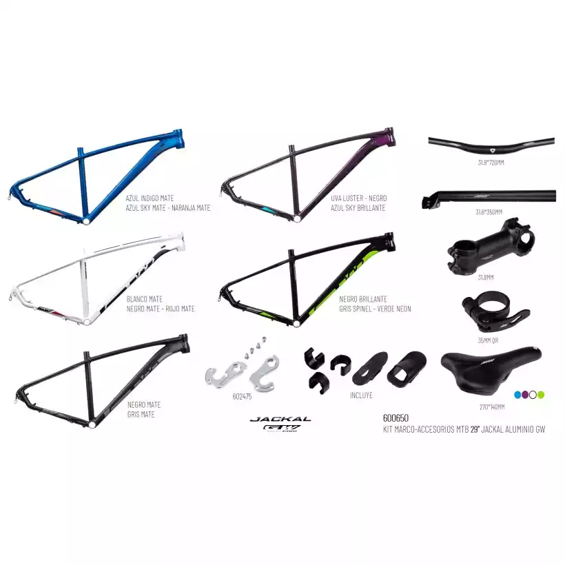 KIT MARCO 29 GW ALUMINIO JACKAL 600650