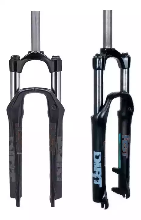 TENEDOR RST DIRT 26" 130MM DISCO, 28,6MM, NEGRO MATE/BARRA TNE0218