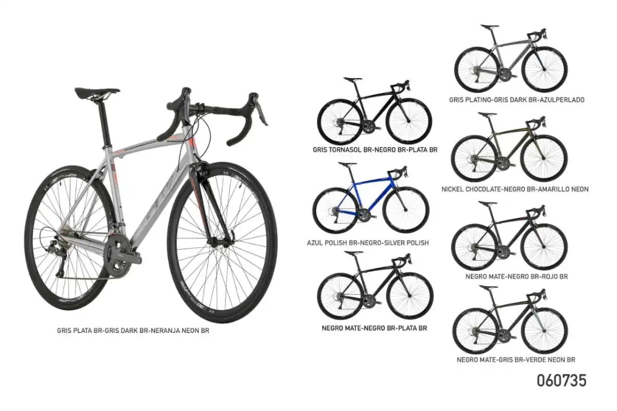 BICICLETA RUTA 700C 2X8VEL FLAMMA CLARIS 060735