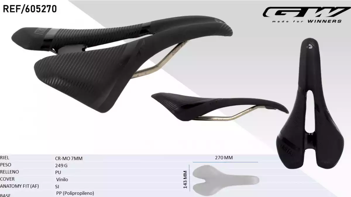 GALAPAGOS MTB/RUTA GW BARTALLI NEGRO 605270