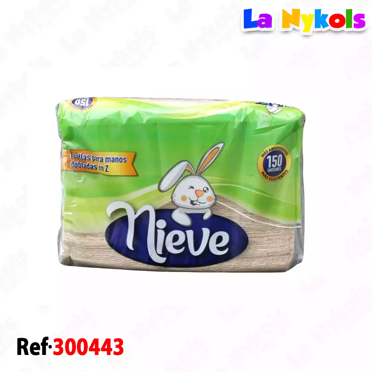 TOALLA PARA MANOS / DISPENSADOR DESECHABLE  PQT*150