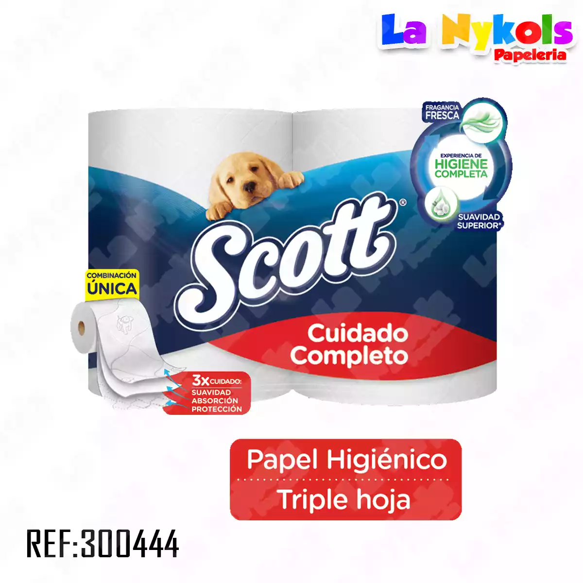 PAPEL HIGIENICO SCOTT TRIPLE HOJA (PC*30)