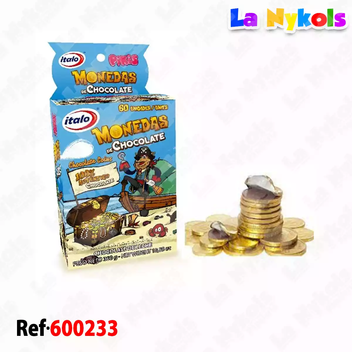MONEDA DE CHOCOLATE  ITALO GRANDE  (*60)