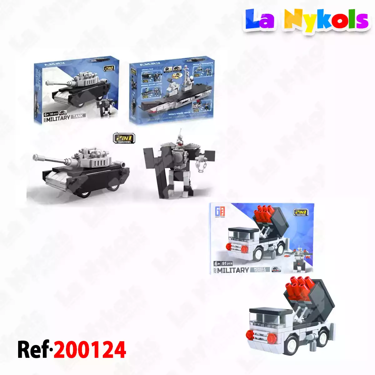LEGO MILITAR 106PCSC