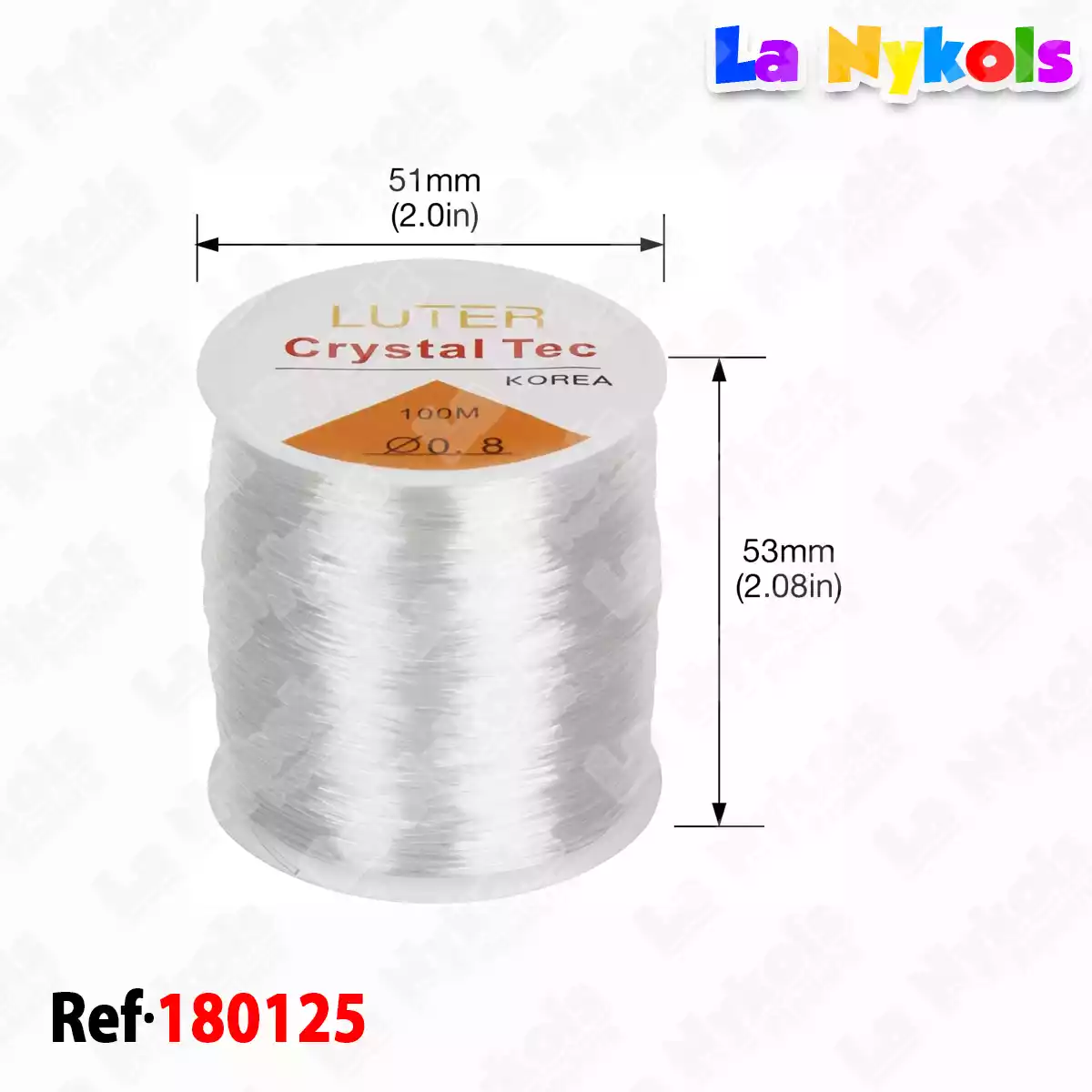 HILO NYLON ELASTICO 0.8 (RLL*100  M)