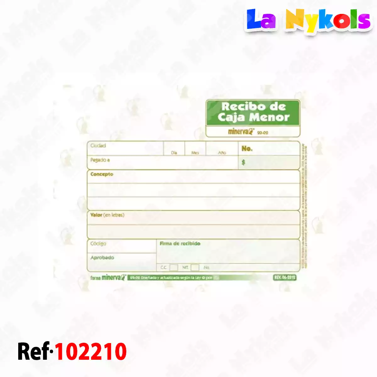 RECIBO DE CAJA MINERVA