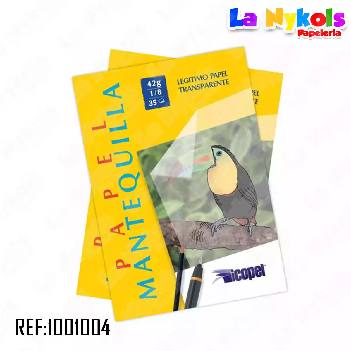 BLOCK MANTEQUILLA 1/8 X 35 HJ FINLANDES INPAPELES