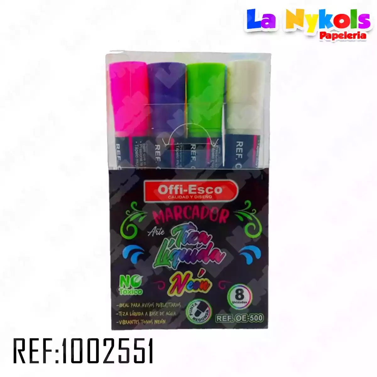 MARCADOR TIZA LIQUIDA NEON OE-500