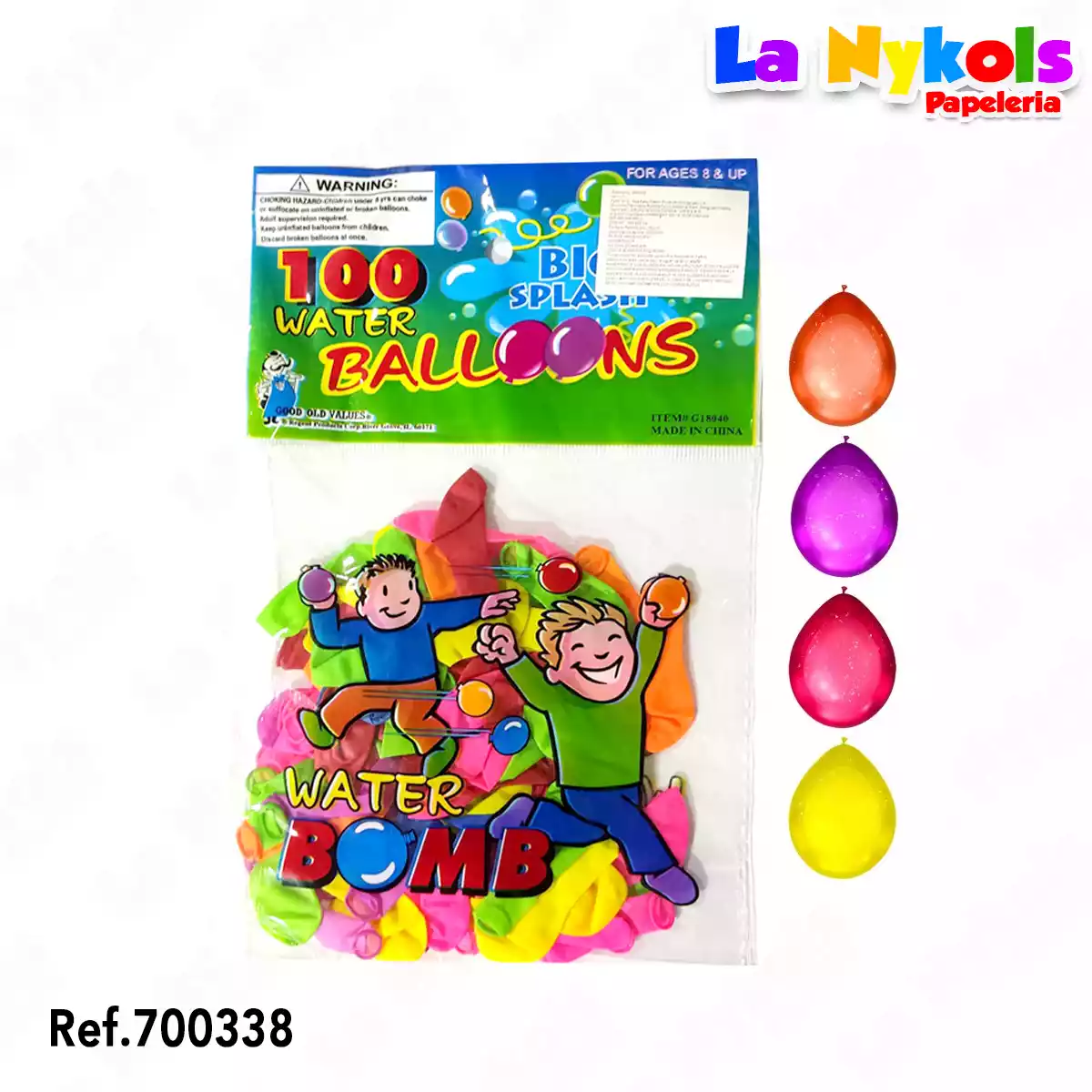 BOMBA DE AGUA *100 PAYASO