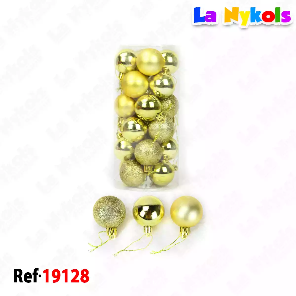 BOLAS ARBOL NAVIDAD 4 CM (SET*20 UNIDADES)