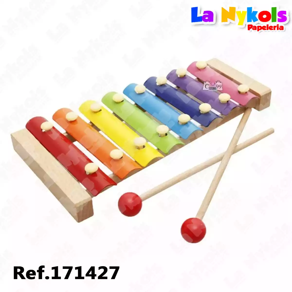 XILOFONO MADERA RELOJ