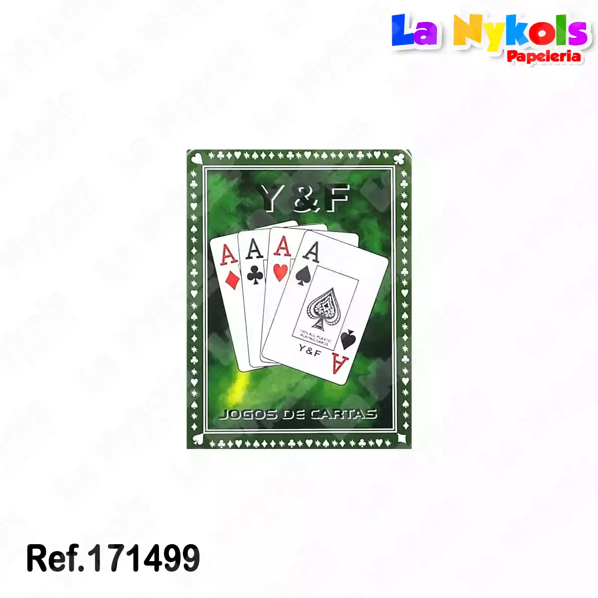 CARTA POKER CAJA METALICA