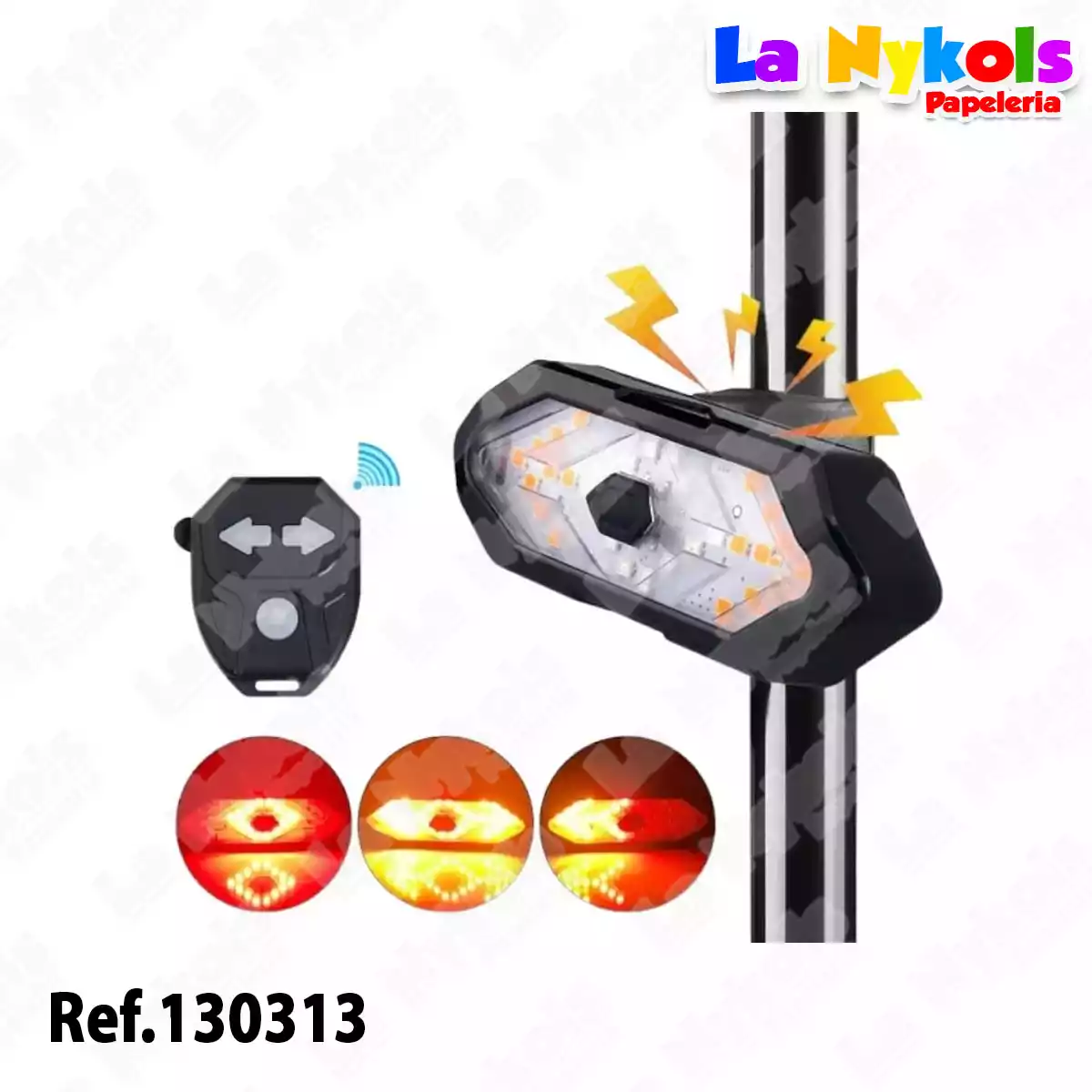 LUZ BICICLETA STOP CON DIRECCIONALES