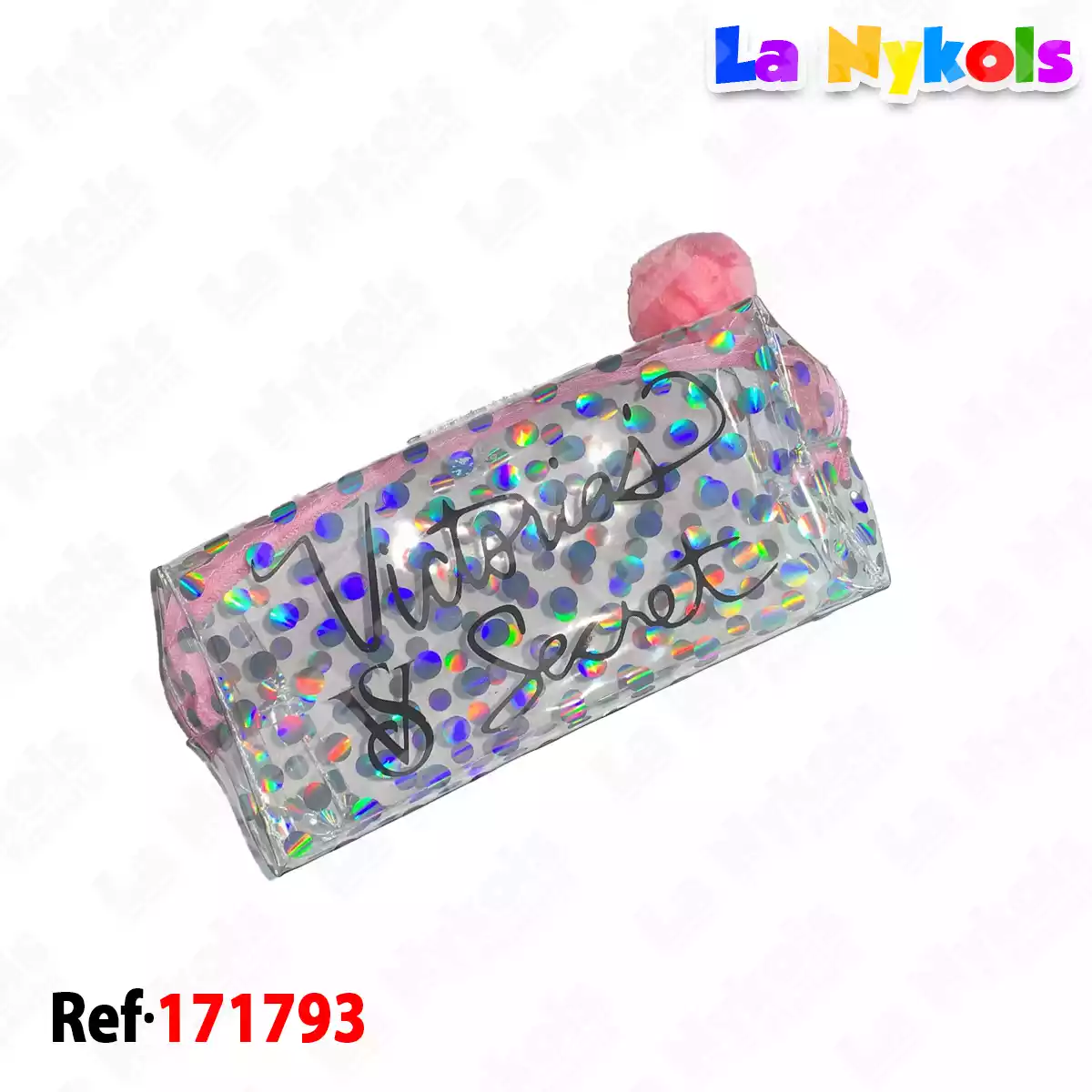 BOLSO COSMETIQUERA  PEQUEÑO TRANSPARENTE