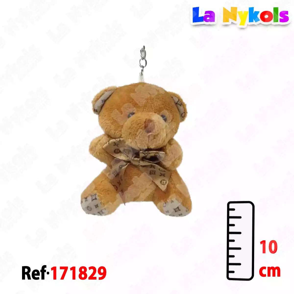 LLAVERO PELUCHE OSO MONEDERO