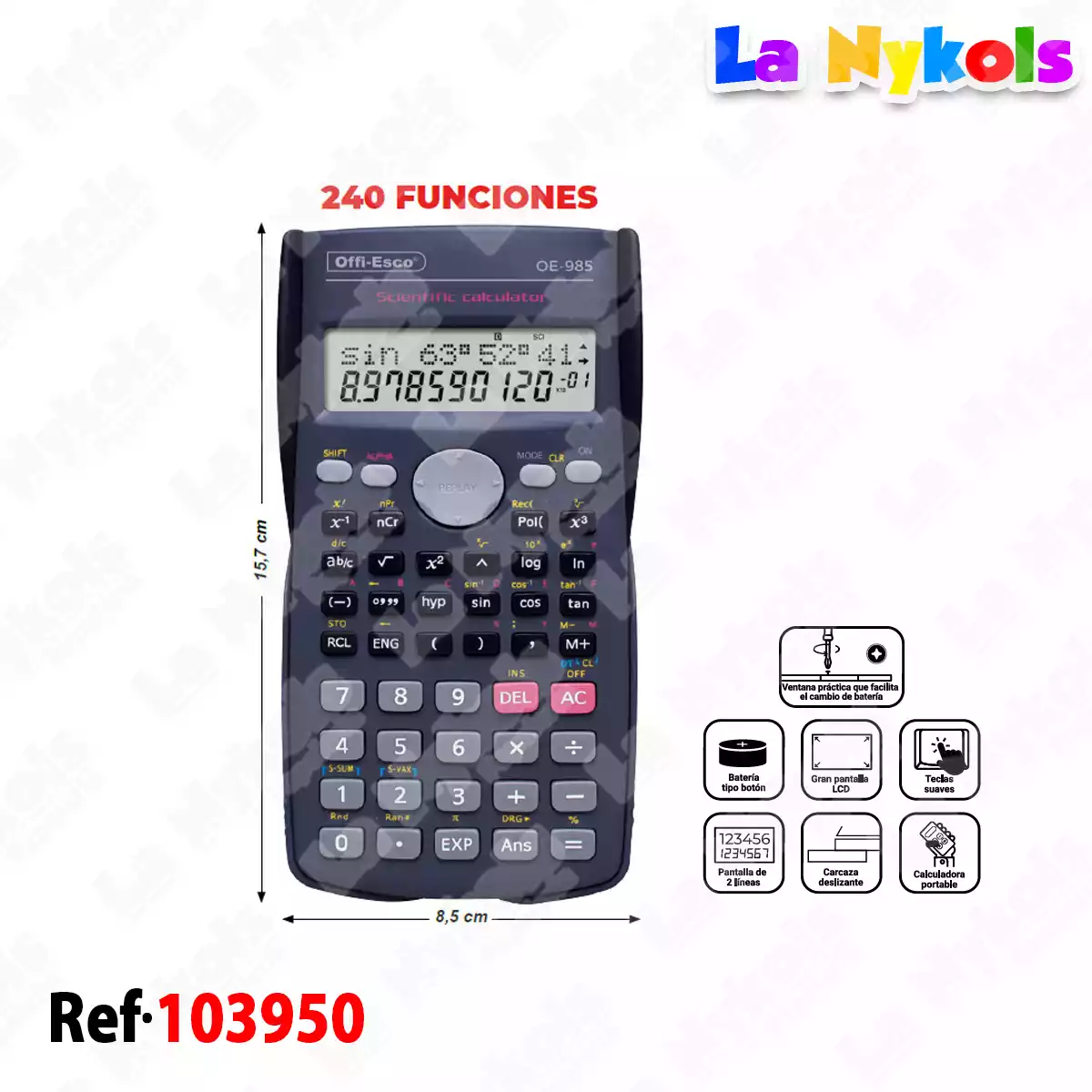 CALCULADORA OE-985 CIENTIFICA
