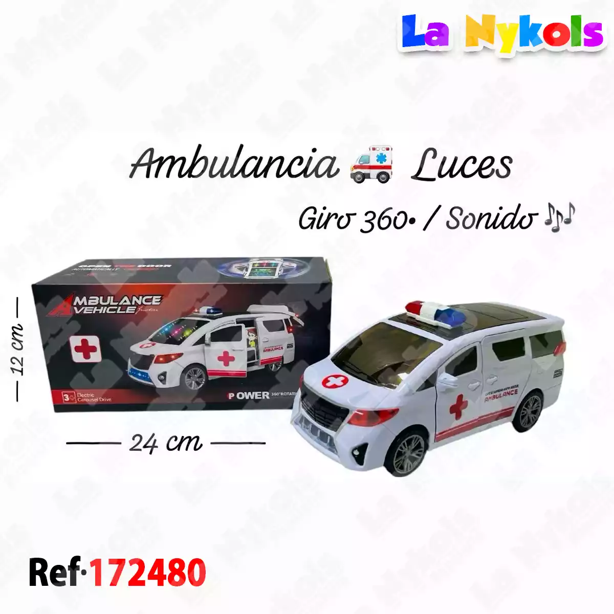 AMBULANCIA LUCES CAJA