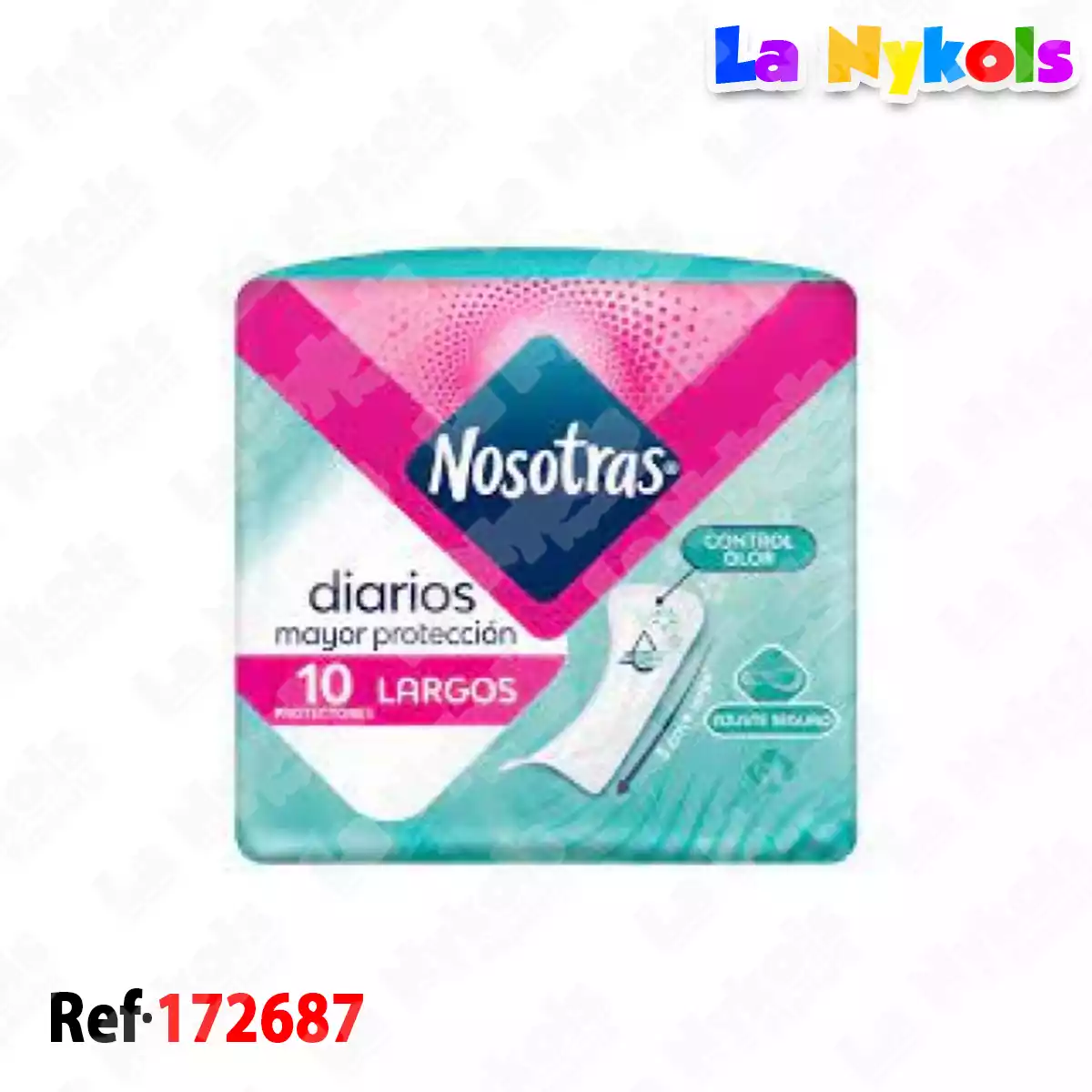 PROTECTORES NOSOTRAS DIARIO LARGO X 10 UND