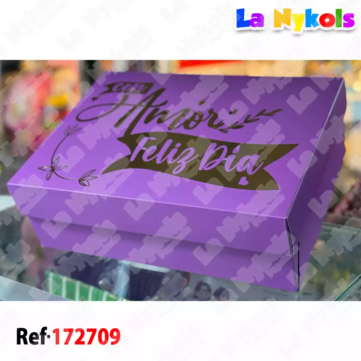 CAJA CARTON CARTULINA MENSAJES GRANDE