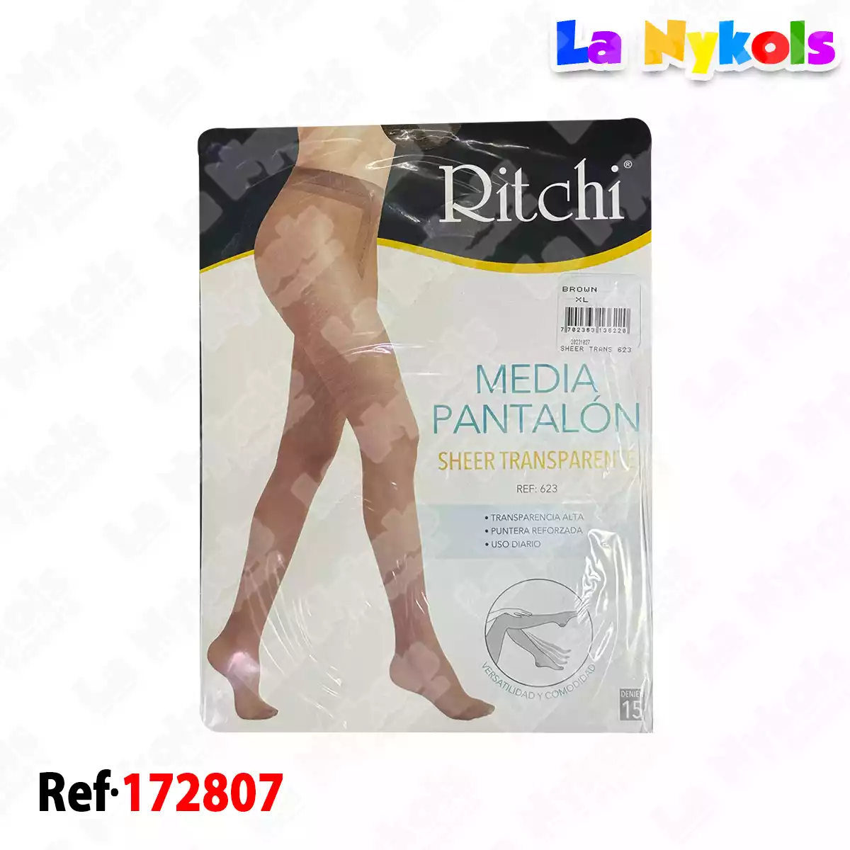 SHEER TRANSPARENTE 623 BROWN RITCHI
