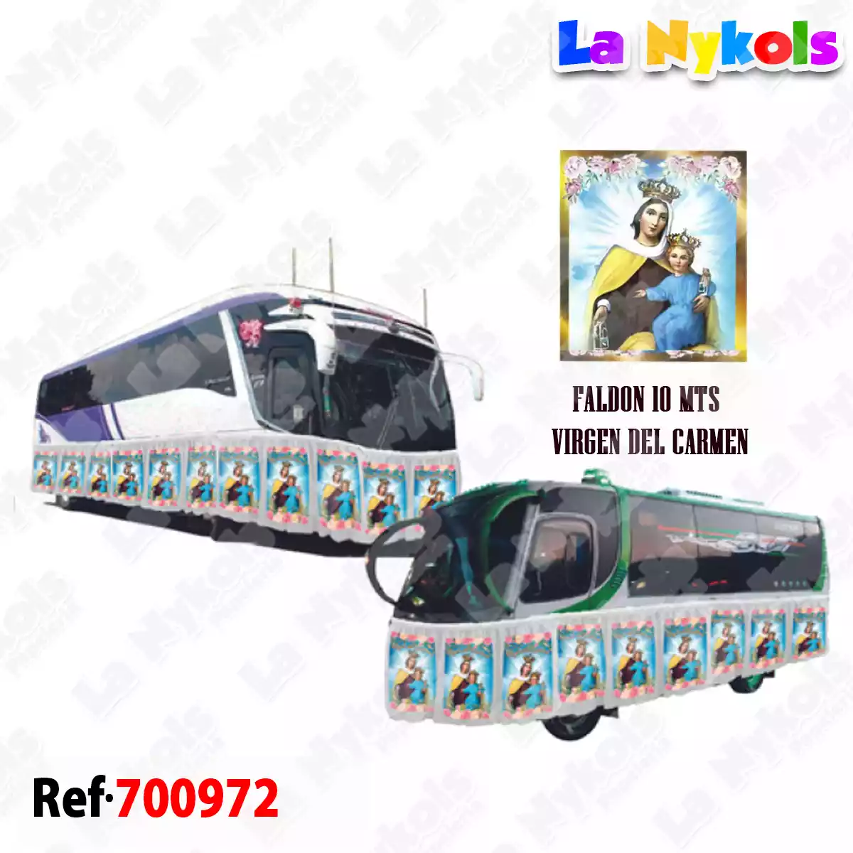 FALDON 10MTS VIRGEN DEL CARMEN