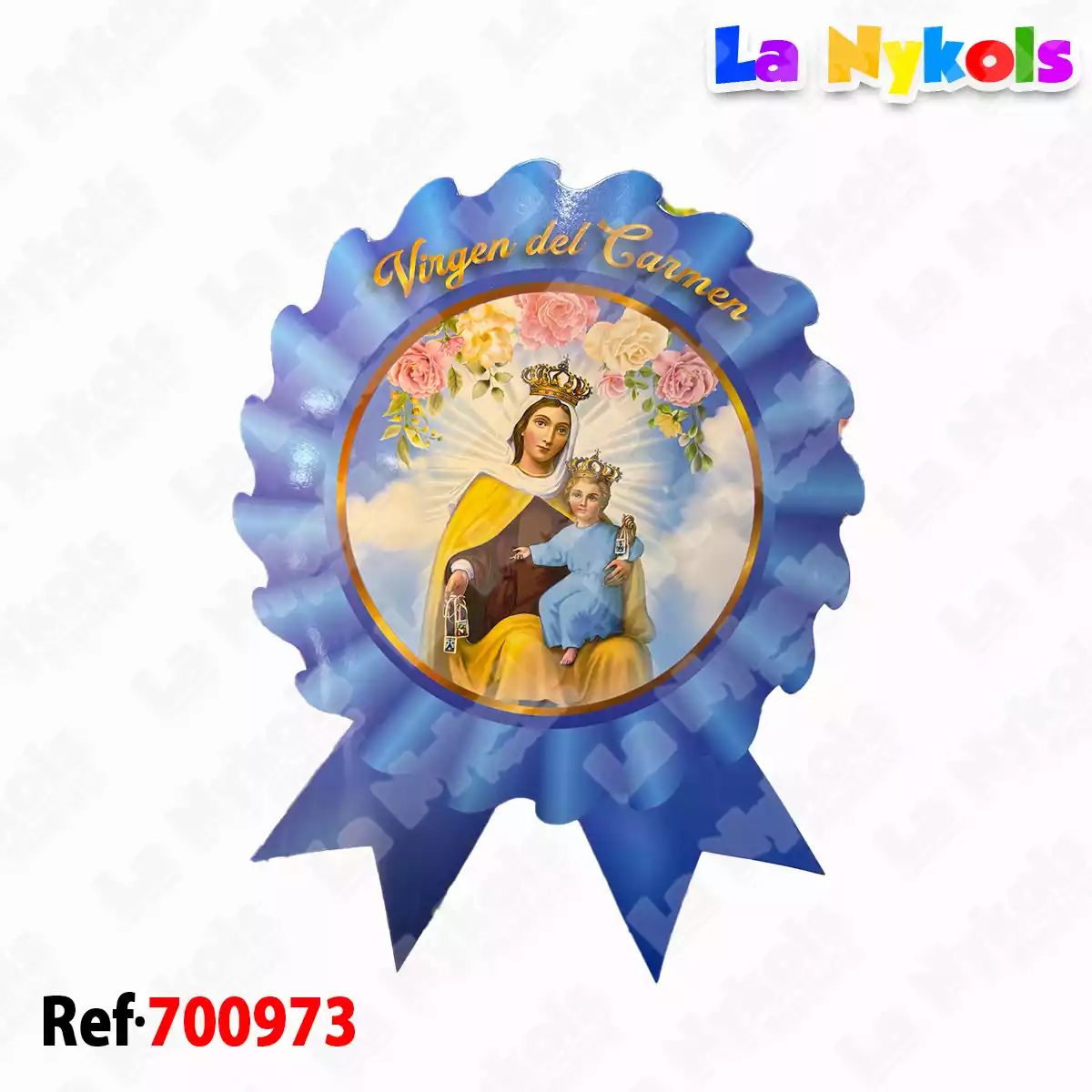MEDALLA GRANDE VIRGEN DEL CARMEN (2UND) S/P