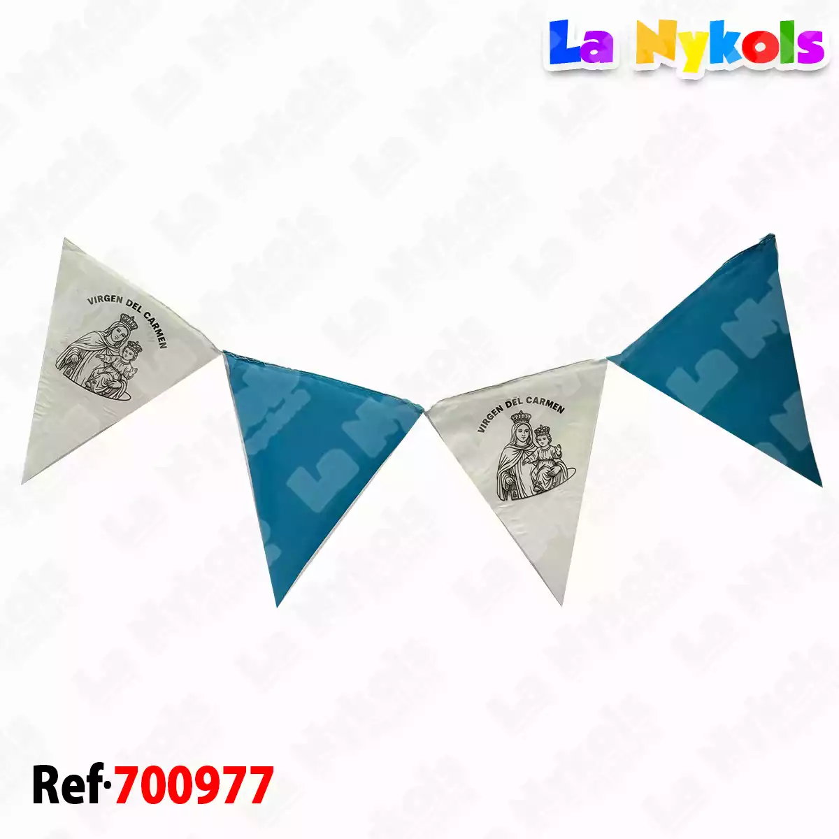 BANDERIN TELA VIRGEN DEL CARMEN S/P