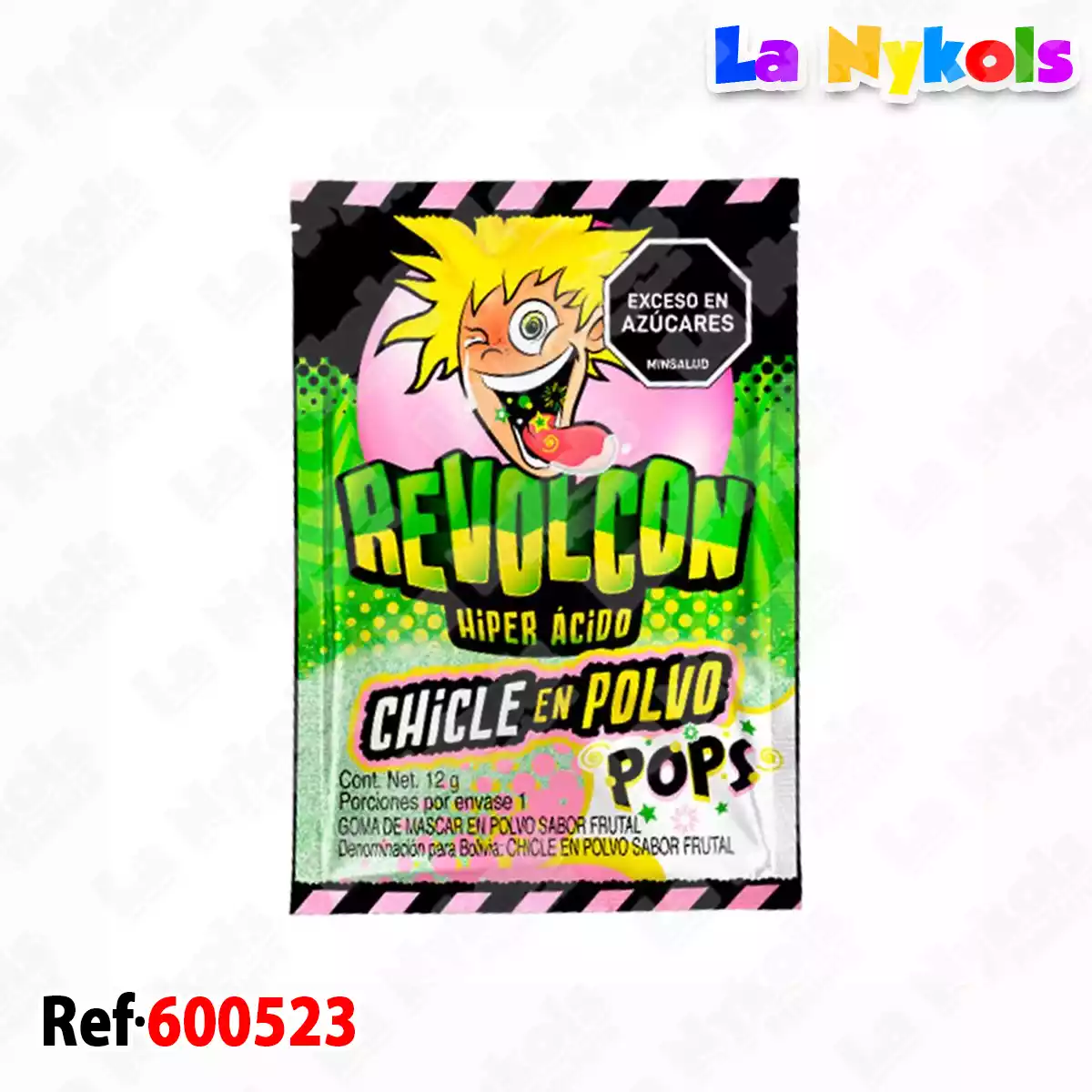 REVOLCON CHICLE POLVO POPS
