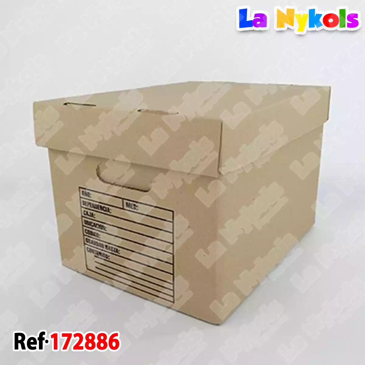 CAJA ARCHIVO X300 CON TAPA