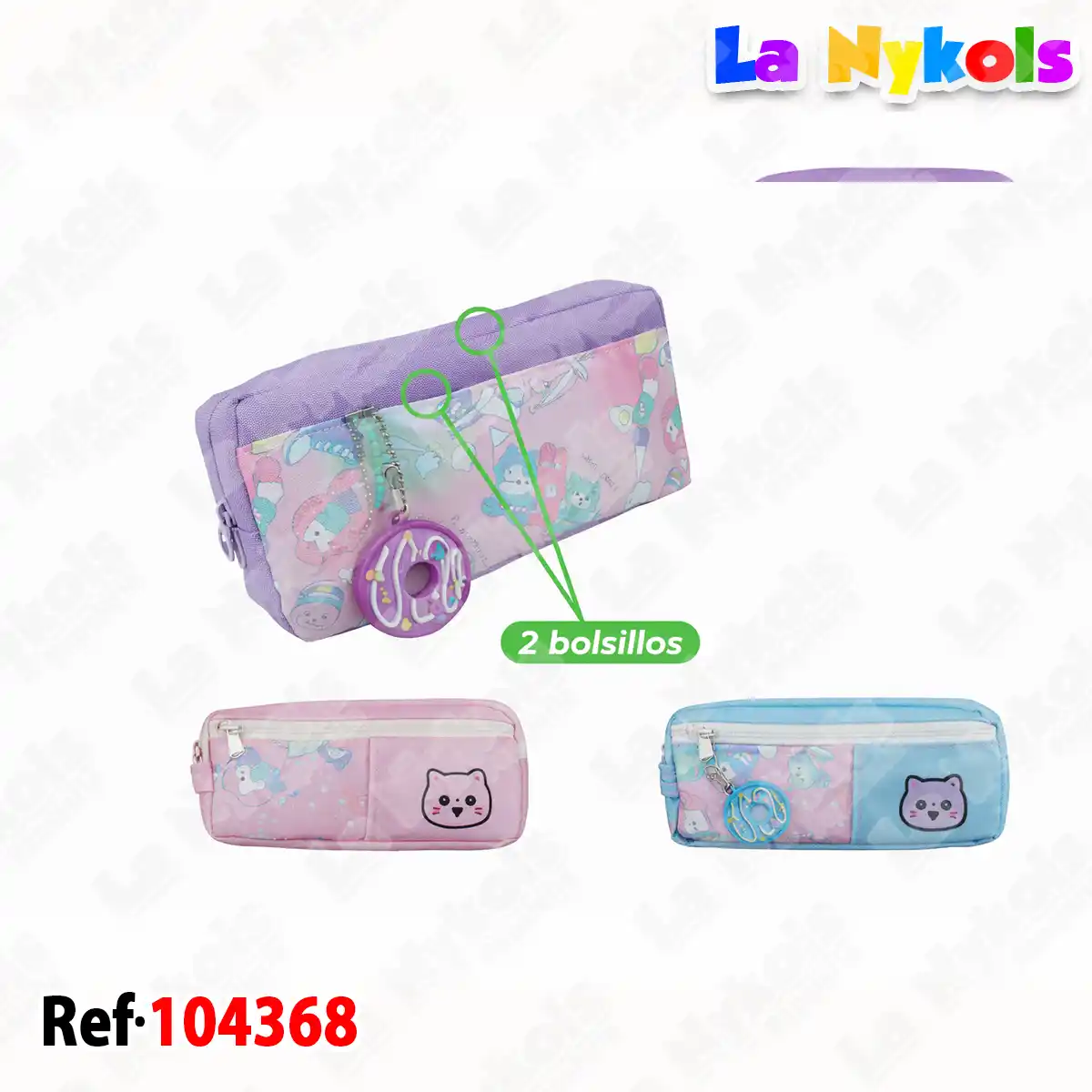 CARTUCHERA (2 BOLS) DONA LLAVERO OE-2328