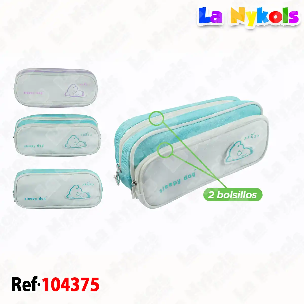 CARTUCHERA (2 BOLS) SLEEPY OE-2345