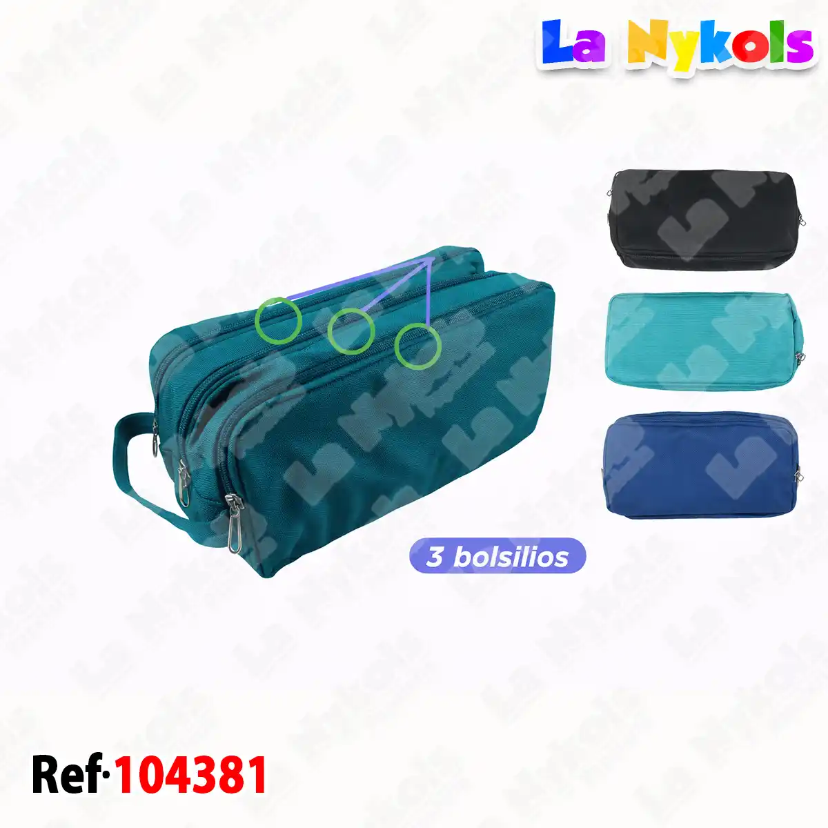 CARTUCHERA (3 BOLS) NEUTRO MEGA OE-2305