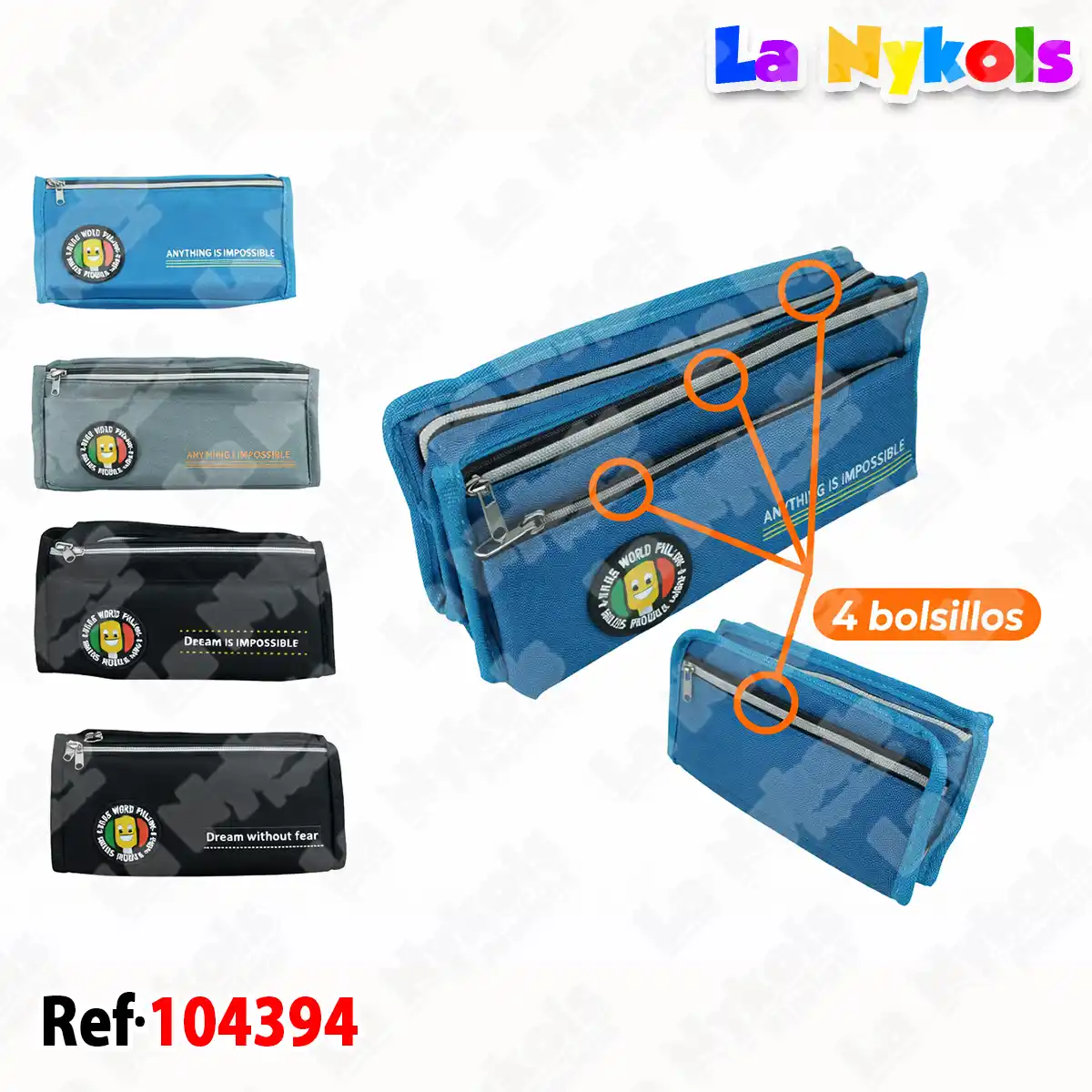 CARTUCHERA (4 BOLS) DREAM OE-2307