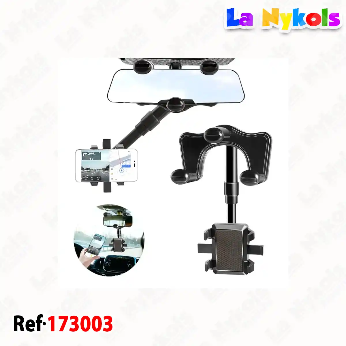 HOLDER CARRO RETROVISOR 360°