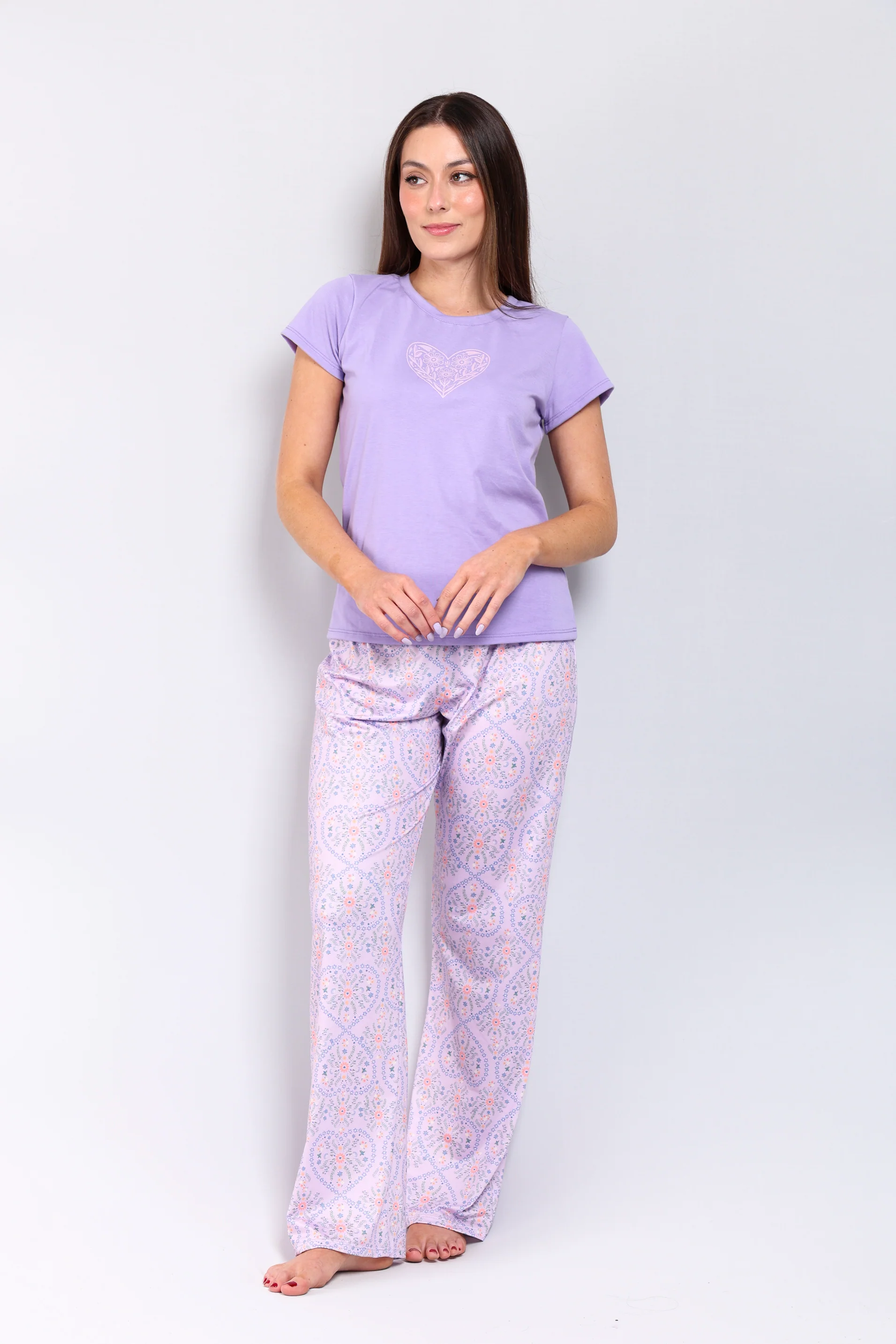 PIJIMA DE ALG. PIMA PANTALON POLO MAGA CORTA DAMA
