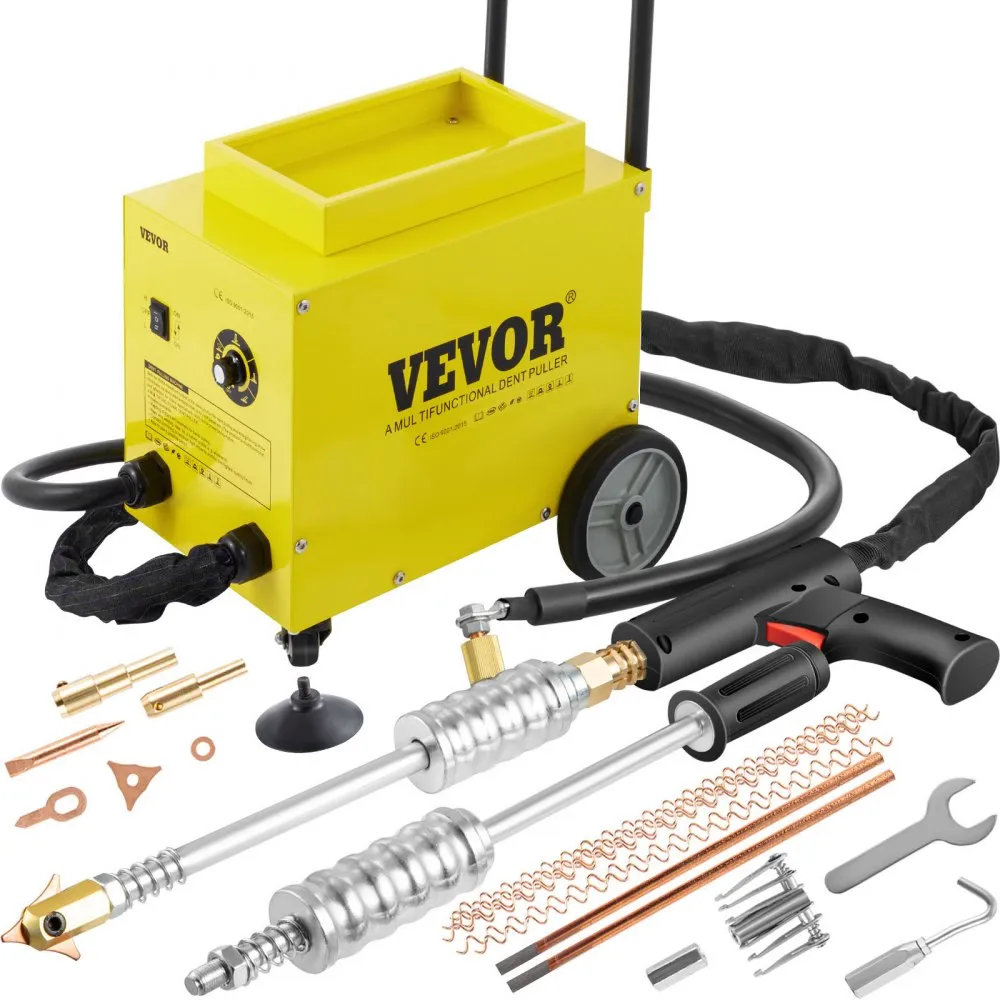 Kit de reparación de abolladuras con soldadora de pernos VEVOR, extractor de abolladuras con soldadora por puntos de 7.5 kw SG-7500