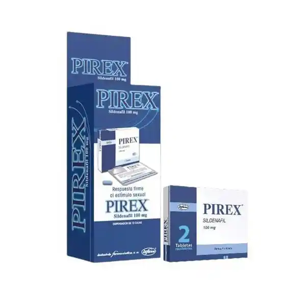 PIREX 100 MG CAJA X 2 TAB