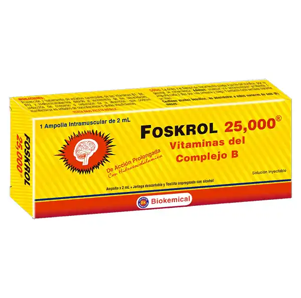 FOSKROL 25,000 INY X 1
