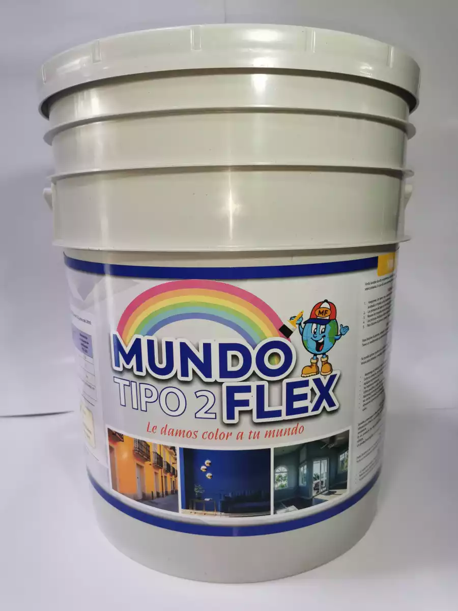 VINILO T2 MUNDOFLEX BLANCO BALDE 2,5 GLN