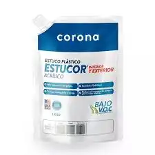 ESTUCO PLASTICO EXTERIOR CORONA 1KG