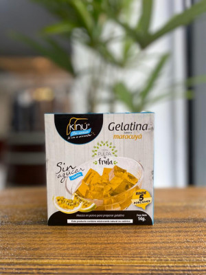* Kinú gelatina maracuyá 14g