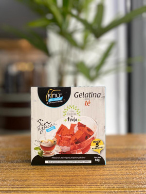 * Kinú gelatina té 14g