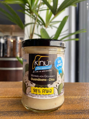 * Kinú mermelada guanábana-chía 200g