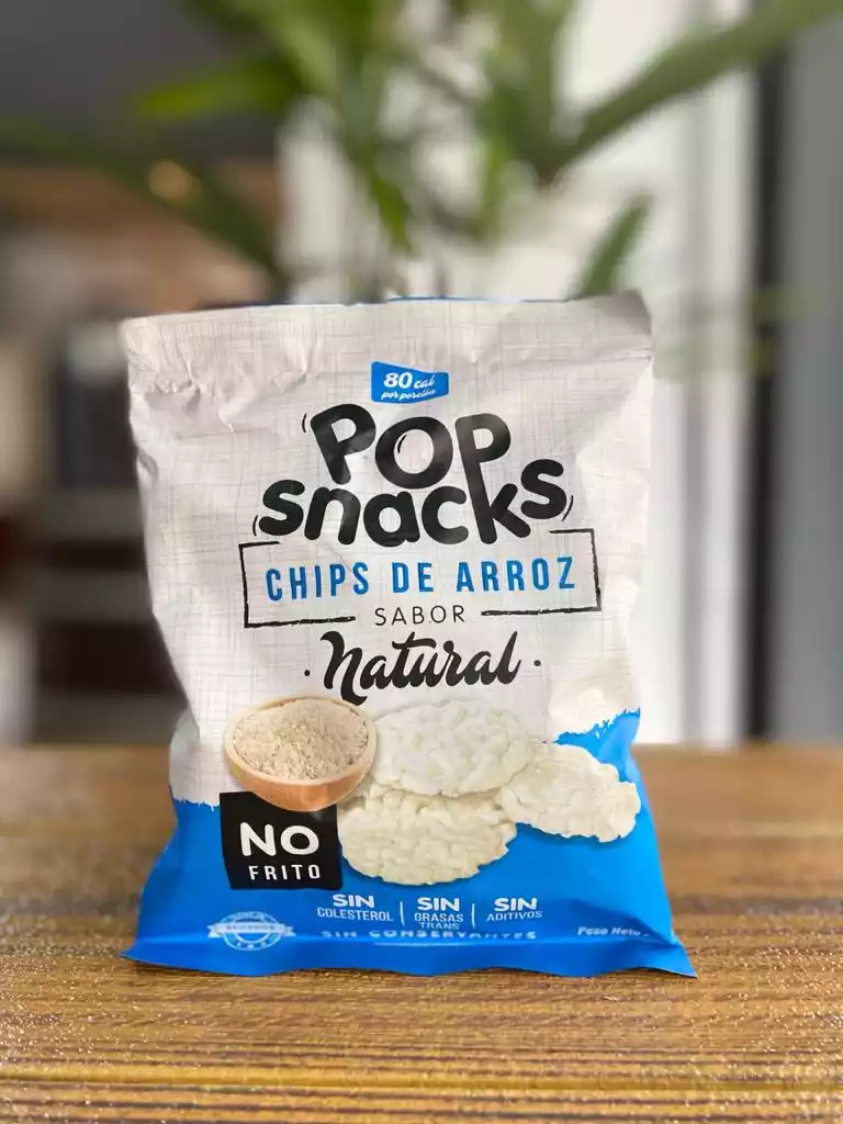 Popsnacks Chips de Arroz 20gr