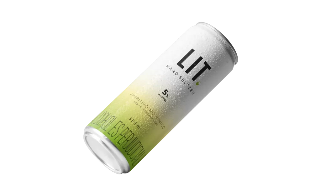 aperitivo lit hard seltzer manzana kiwi 355ml
