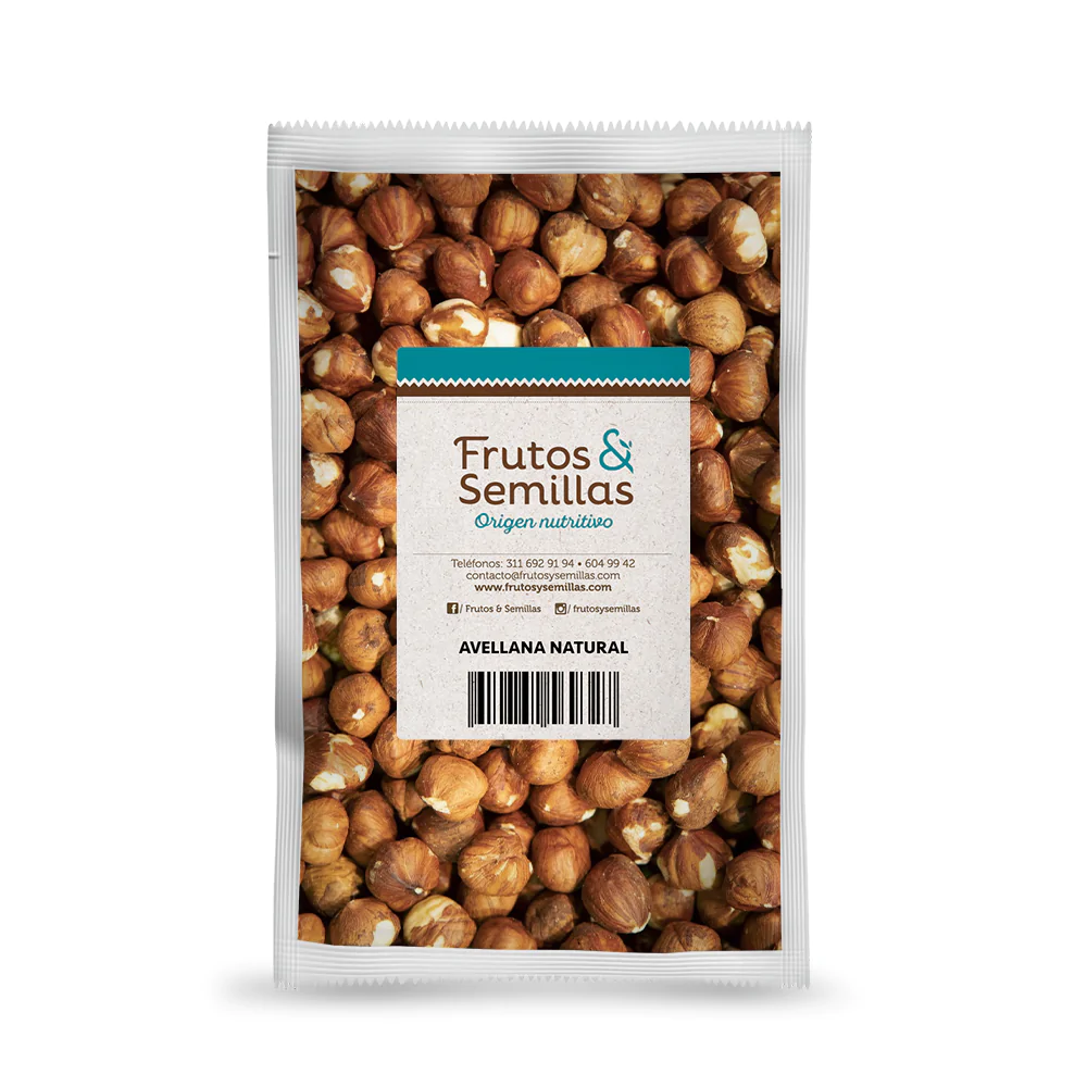 Avellana natural frutos y semillas 250g