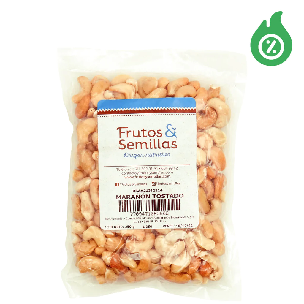 marañon tostado frutos y semillas 250g