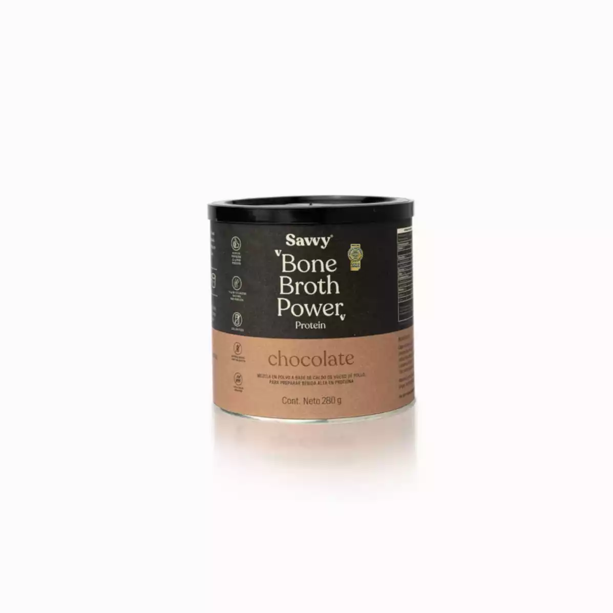 proteina bone broth power savvy chocolate 280g